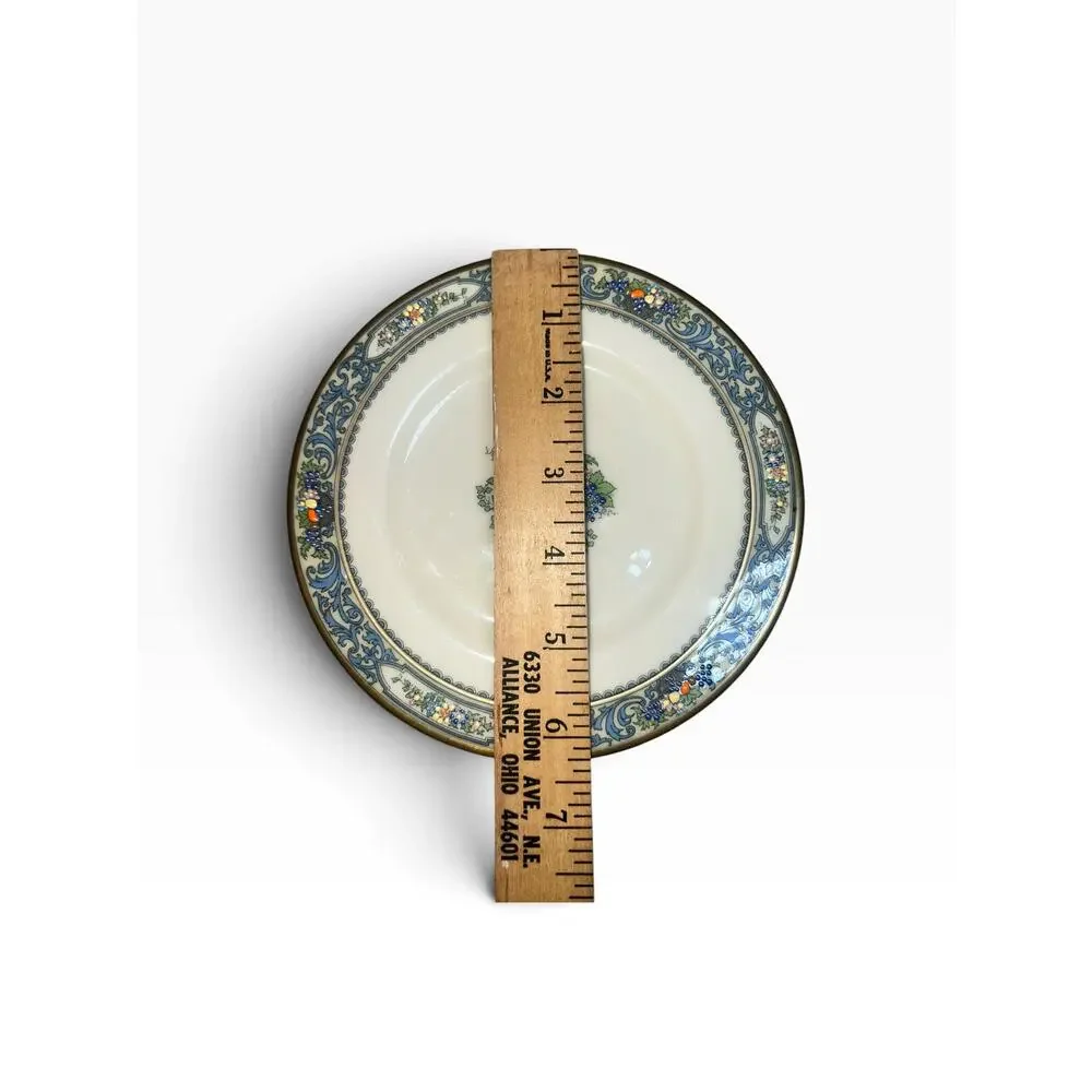 Lenox The Autumn collection bread plates lot of 4 bread plates. blue gold fall
